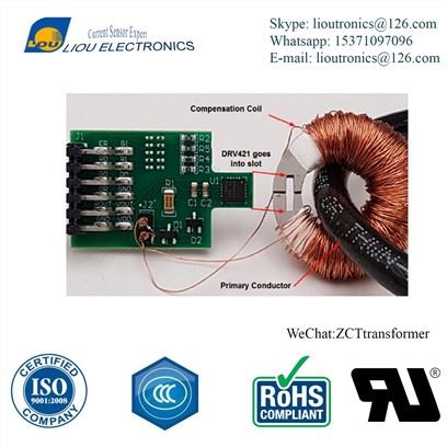 DRV421 Coil Iawndal Synhwyrydd Fluxgate Magnetig